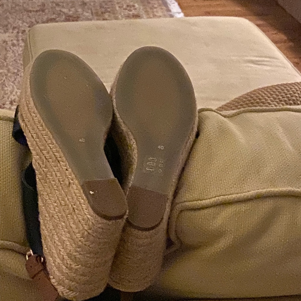 Boden espadrilles navy wedge sandal - Picture 4 of 4